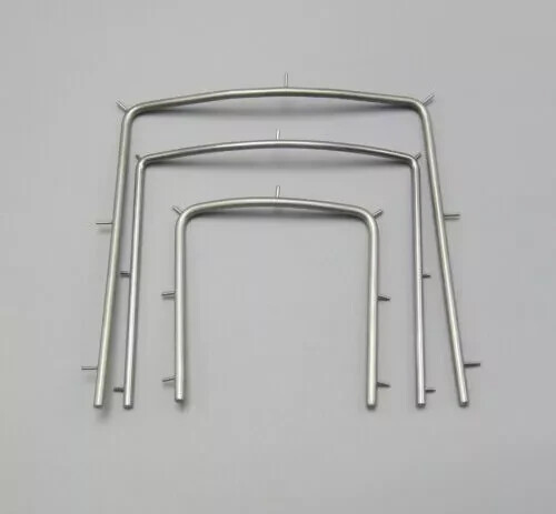 Dental Rubber Dam Frames Hager Bracket Stainless Steel Sheet Frame Instruments