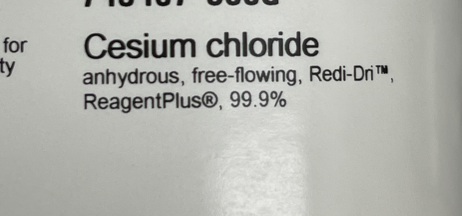 CsCl, 99.9% 25 Gram