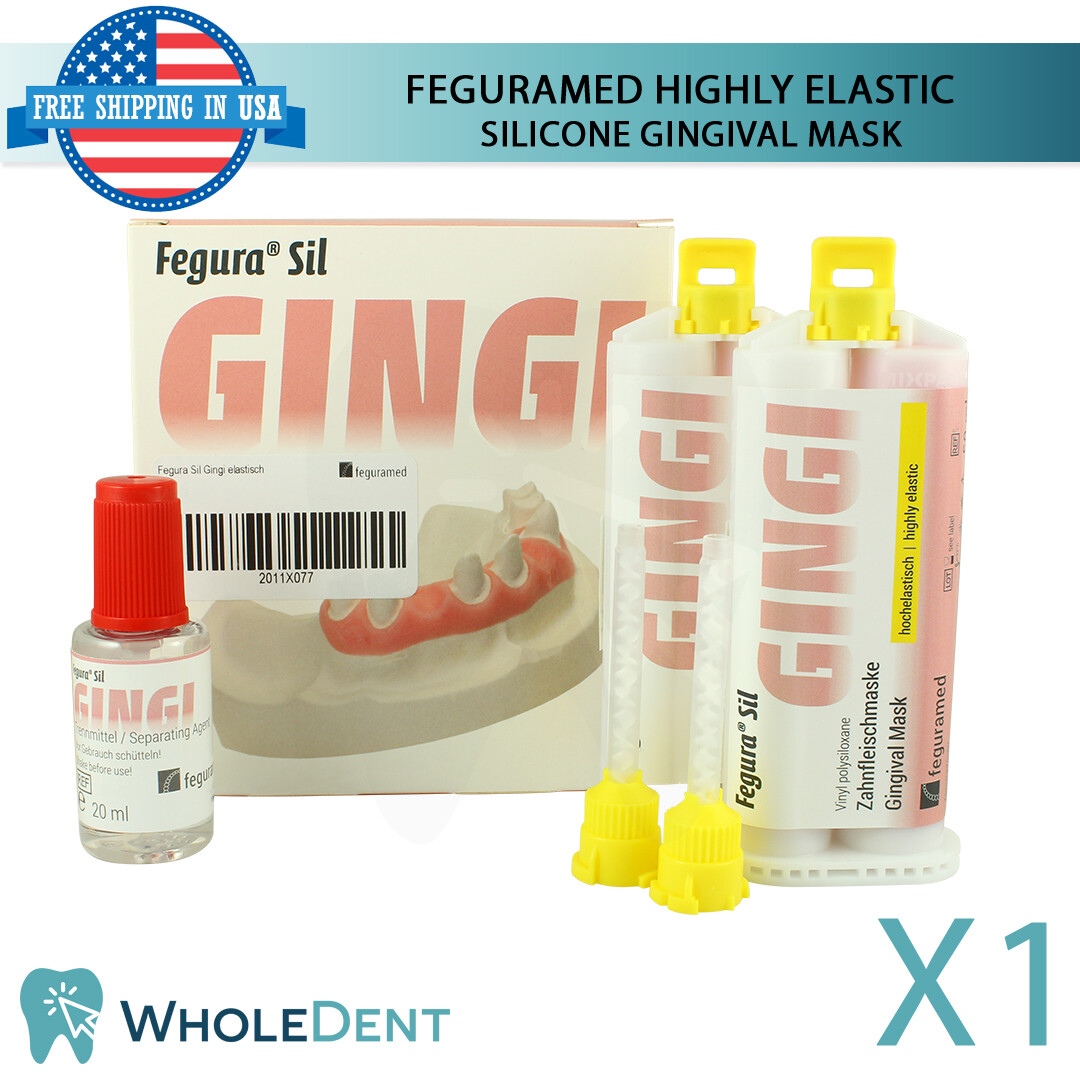 Highly Elastic Silicone Gingival Impression Dental Lab Prosthetic Model Tissue