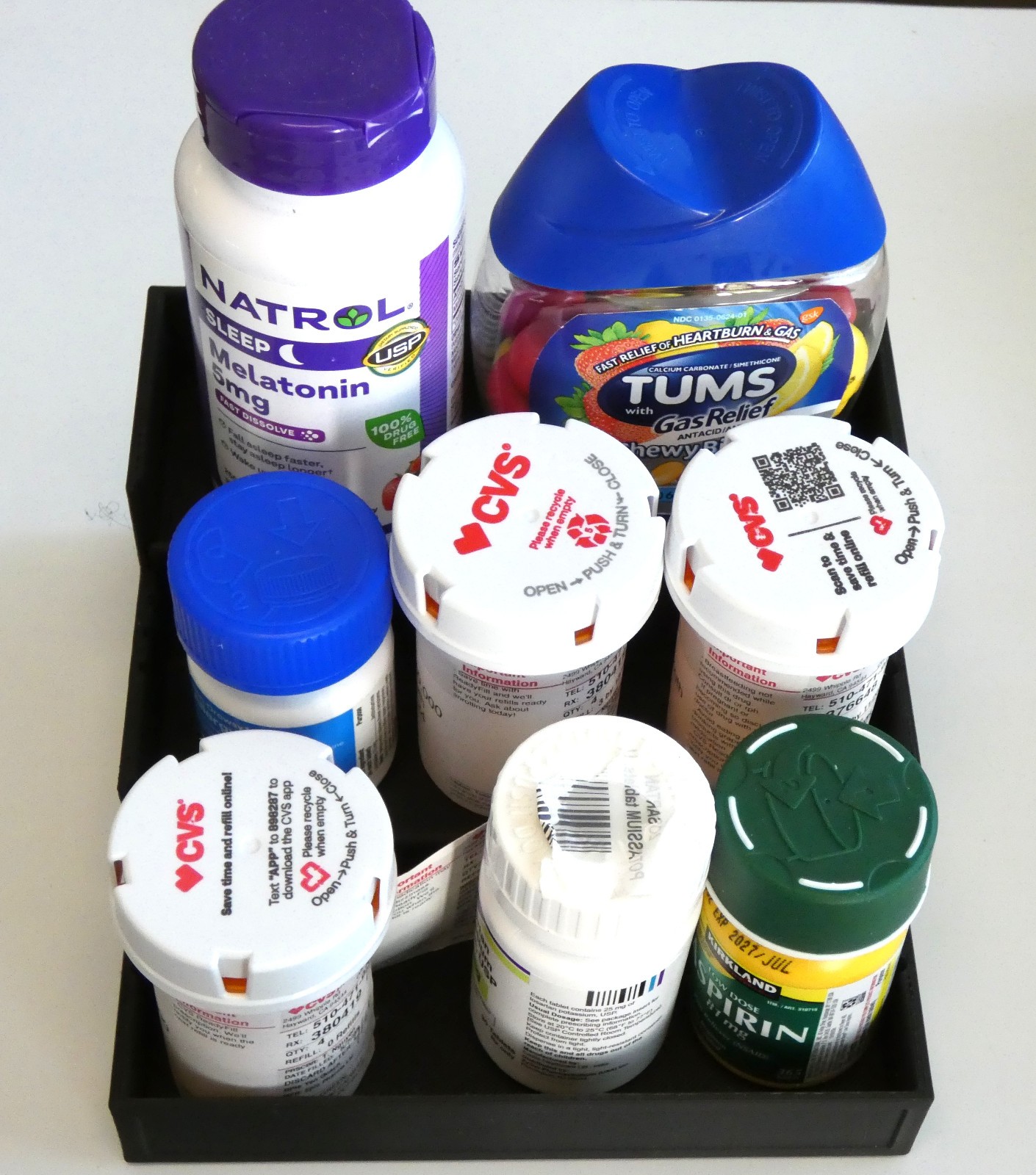 Bottle Organizer Rack Stand Drug Pill Spice Perfume Chemical 3 Or 4 Level