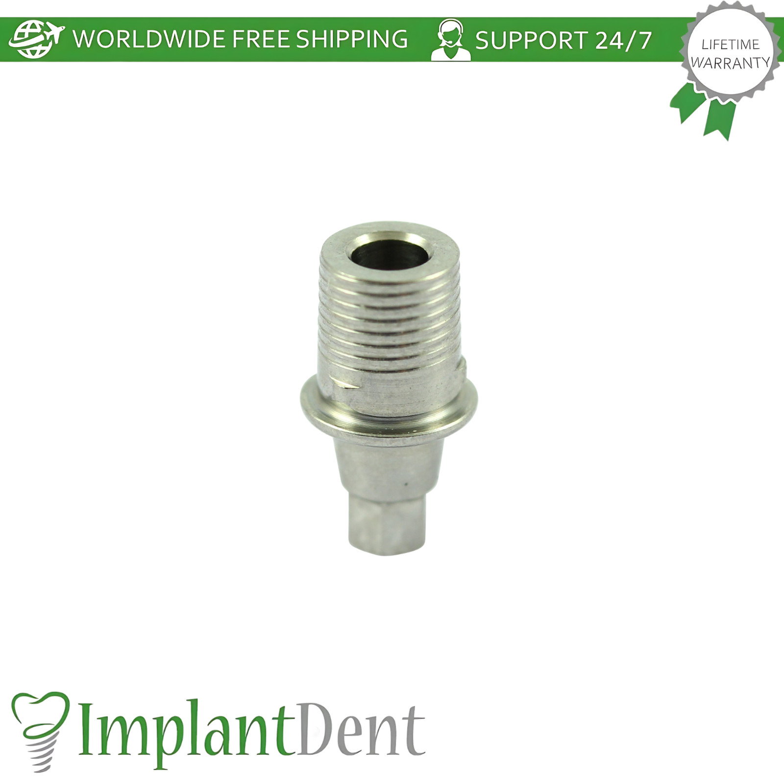 X5 Titanium Base Ø4.5mm Prosthetic Grand Morse Connection Neodent GM Compatible