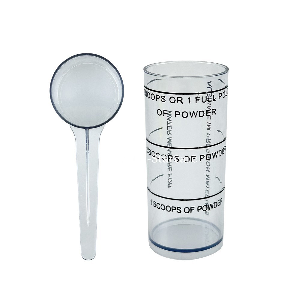 Dental Alginate Spoon Measuring Mixing Cups Scoop Set For Powder/Liquid 5 Colors