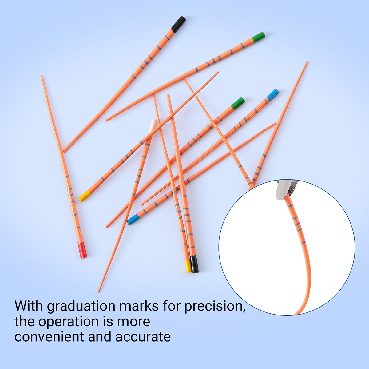 Dental Endodontics Gutta Percha Points / Absorbent Paper Points With Scale Taper