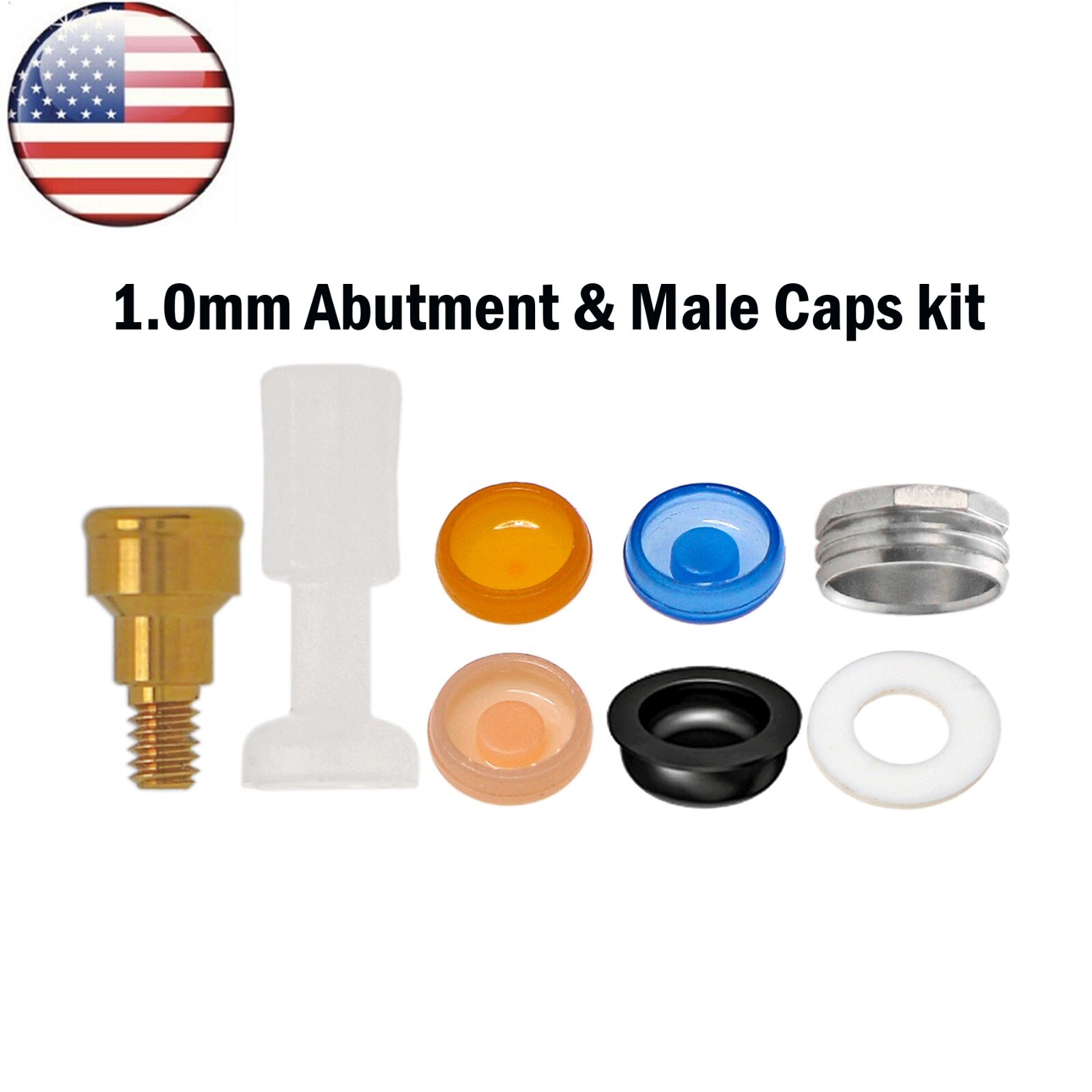 US Dental Locator Attachment Abutment for ZIMMER BEGO Screw-Vent 3.5 Platform