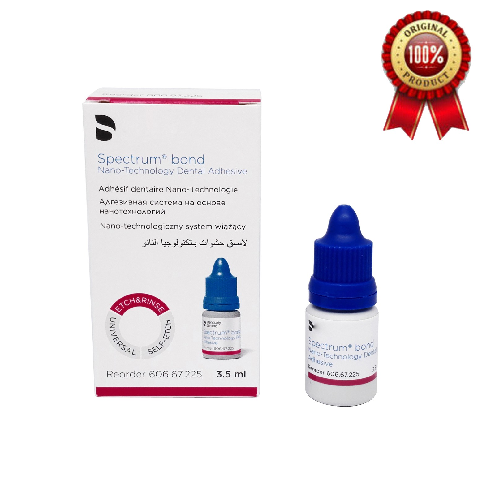Dental Nano Spectrum Restorative Composite Bond Self Priming Adhesive 3.5ml