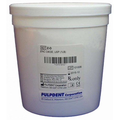 Pulpdent Z-O Zinc Oxide Dental Powder USP 1 Lb