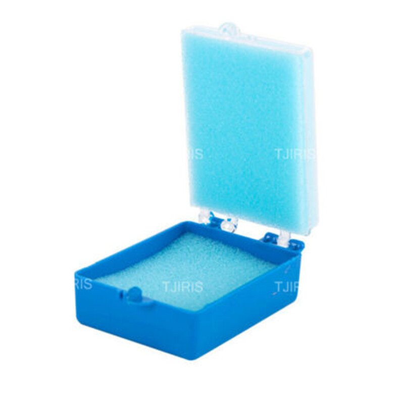 Dental Denture Tooth Box Crown/Bridges Tooth Storage Boxes with Foam – 100Pcs