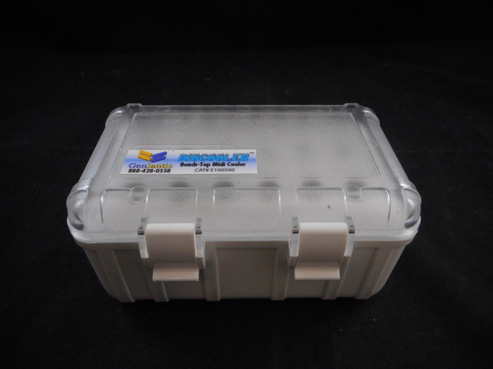 GENLANTIS Plastic 12-Place 1.5 to 2mL High Impact ABS BioCooler Midi Cold Box