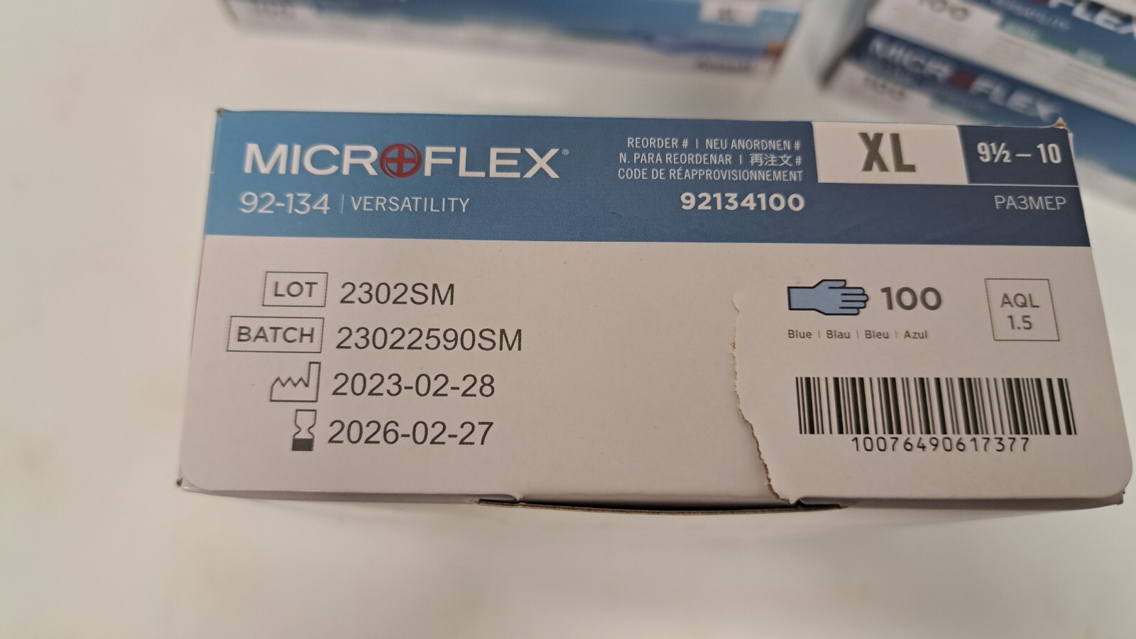 Microflex 92-134-XL Case of 900 Ansell Thin Versatile Nitrile Glove X-Large
