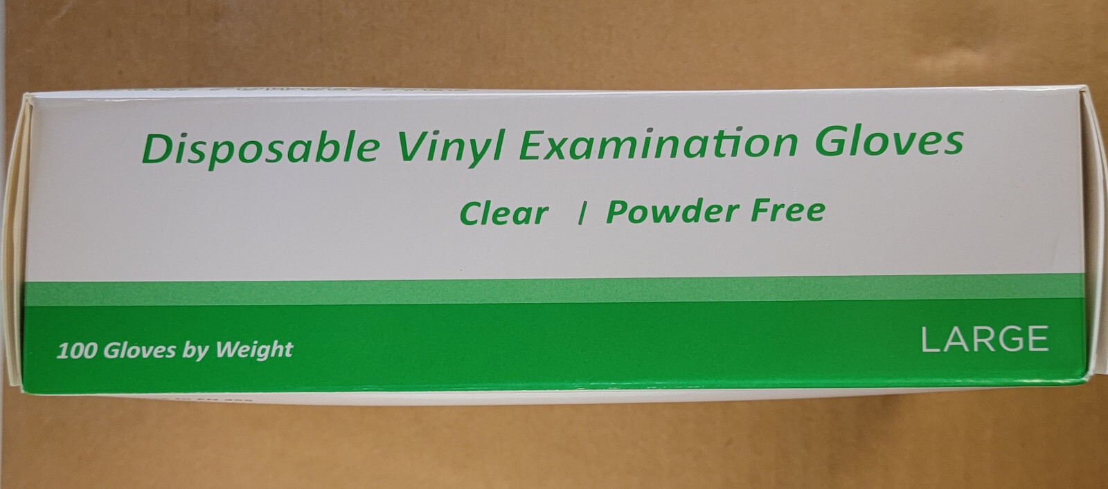 100x Large Disposable Vinyl Examination Gloves NON-STERILE Powder Free Clear
