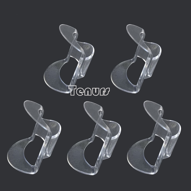 100pcs Denta Autoclavable Lip Retractor Cheek Expander Mouth Opener clear/blue