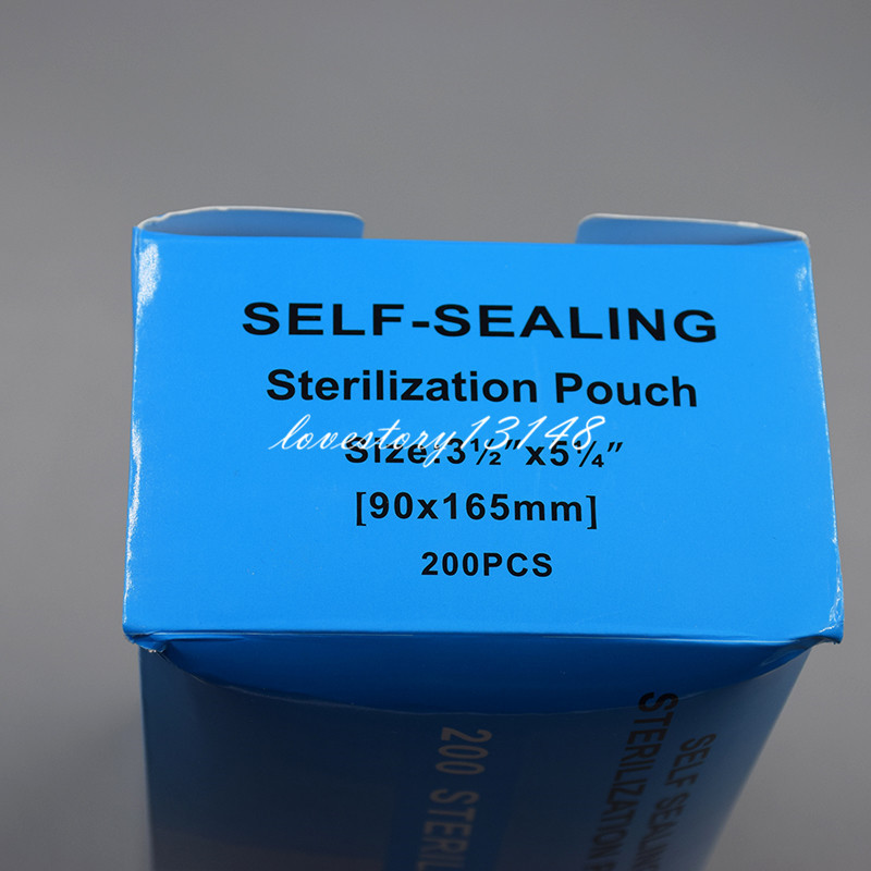 200 Pcs Self-Sealing Sterilization Pouch Dental Sterile Bags 3 1/2″ x 5 1/4″