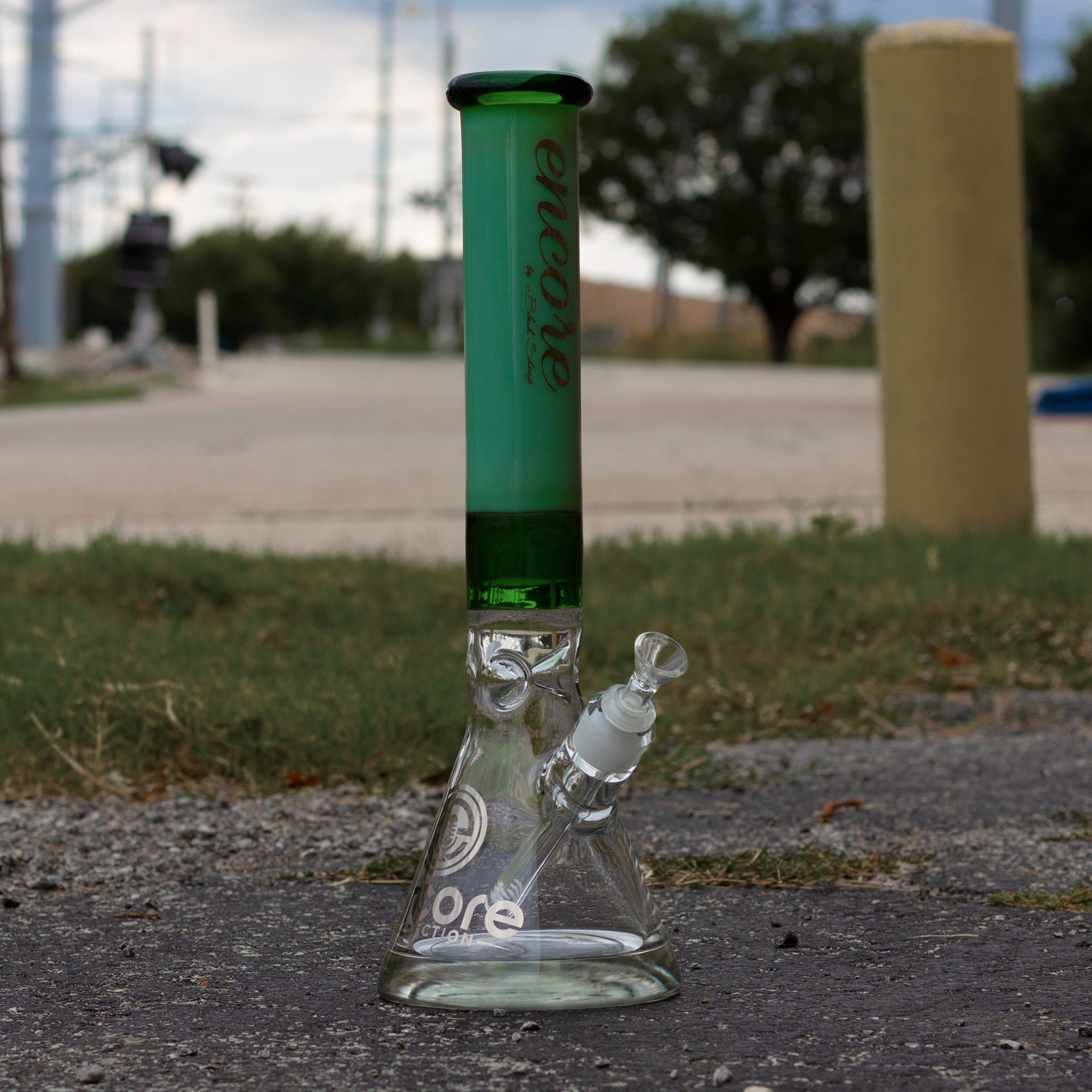 16″ Super Thick Quad Section 50MM Bong Pounder Beaker Hookah Water Pipe