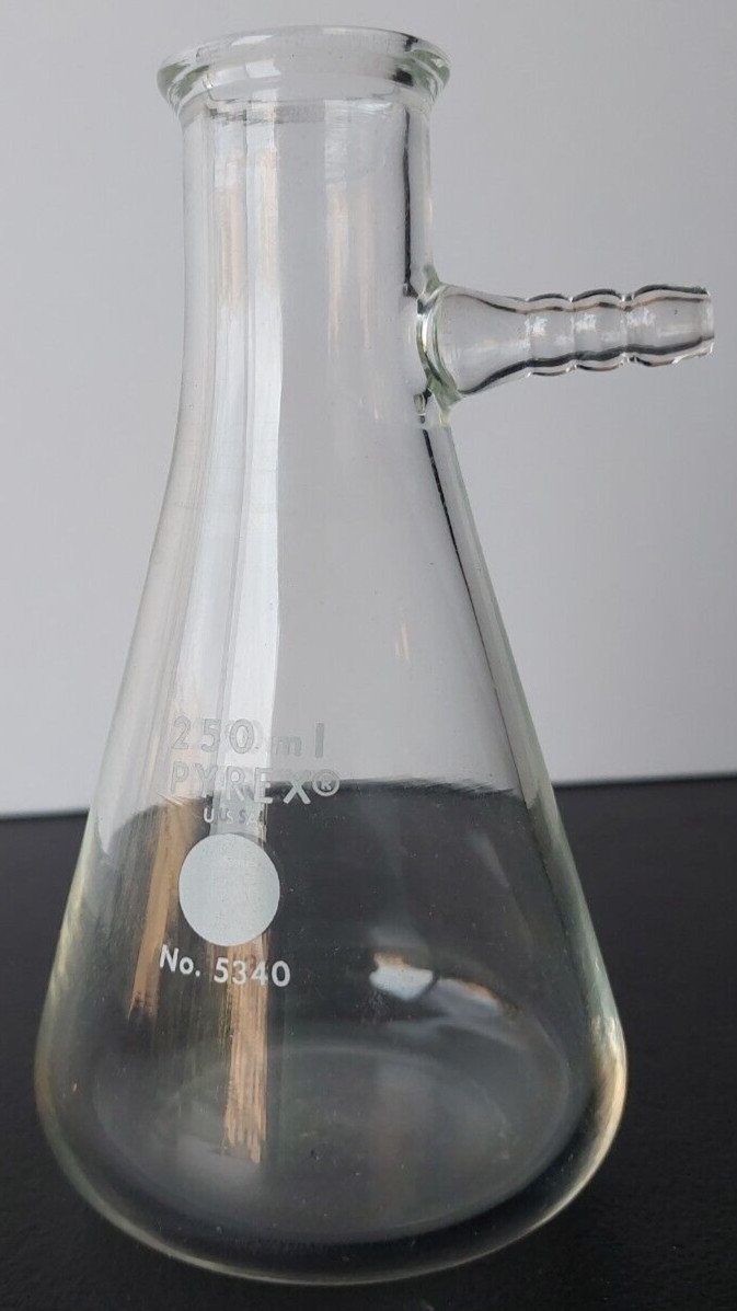 PYREX U.S.A. 250 ml. FILTER FLASK NO.5340.