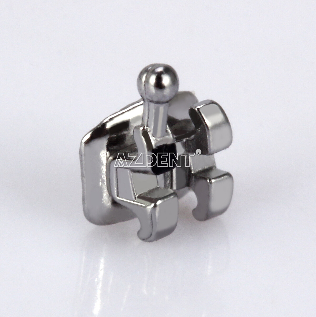 AZDENT Dental Orthodontic Brackets Braces Mini Roth.022 Hooks 345 Laser Mark