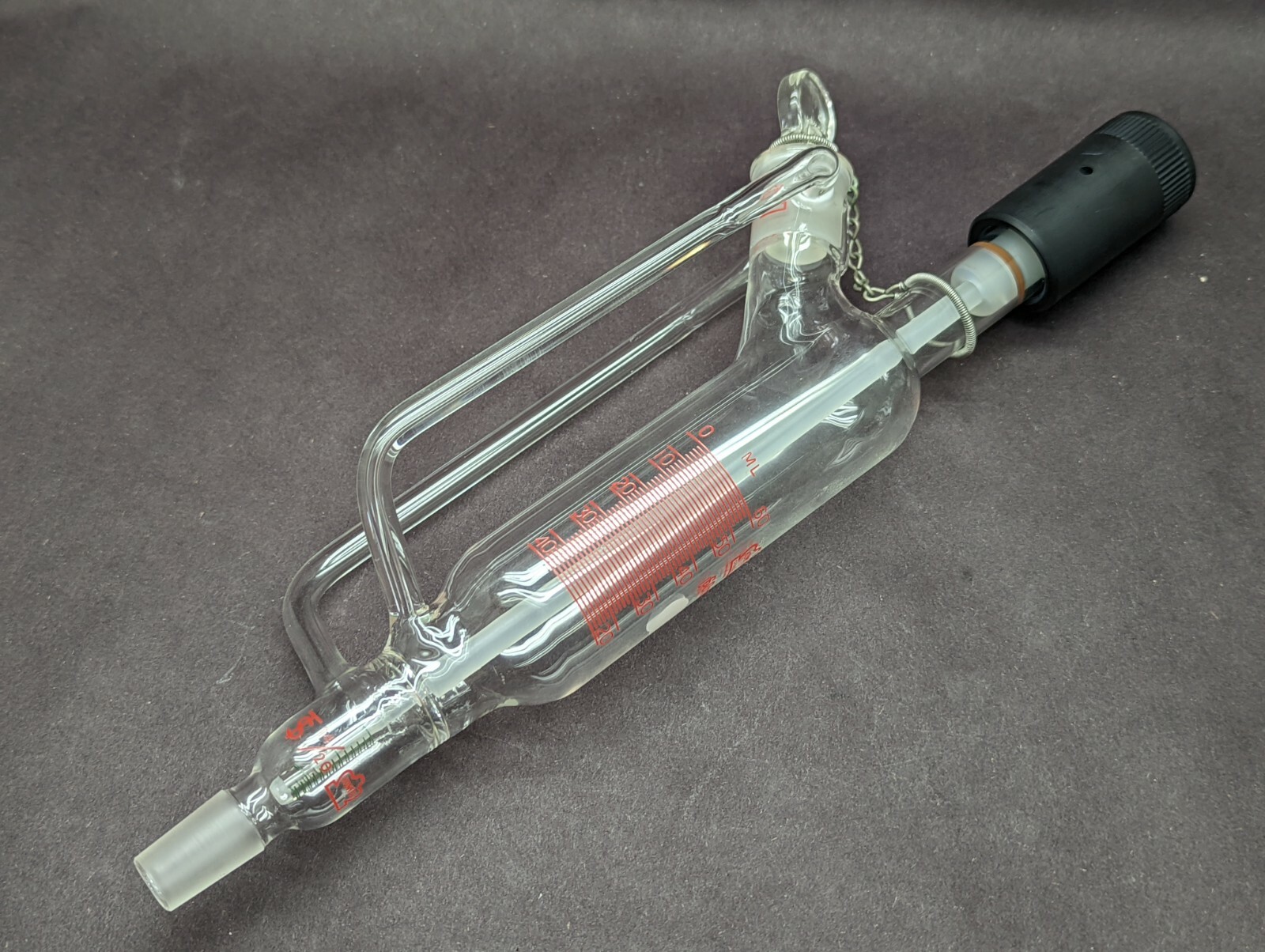 KONTES Glass 60mL Dual Scale Constant Addition Funnel Complete 19/22 14/20