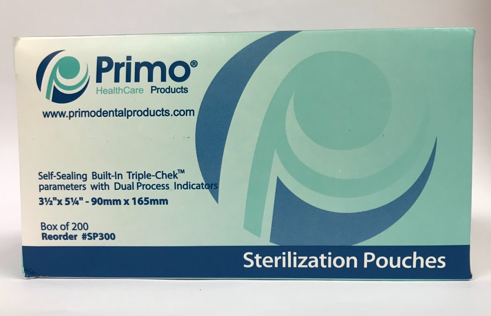 Primo Triple Chek Sterilization Pouch 3.5 x 5.25 (1000) Bags Dental Tattoo Nail