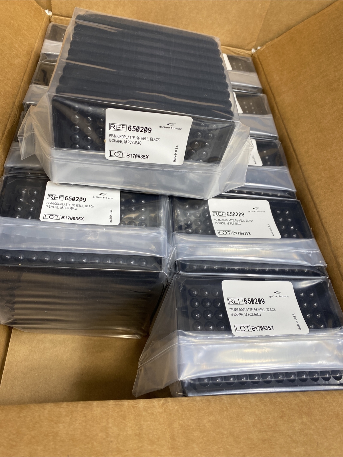 Greiner Bio-One Microplate 96 Well U Bottom Total of 100 Plates