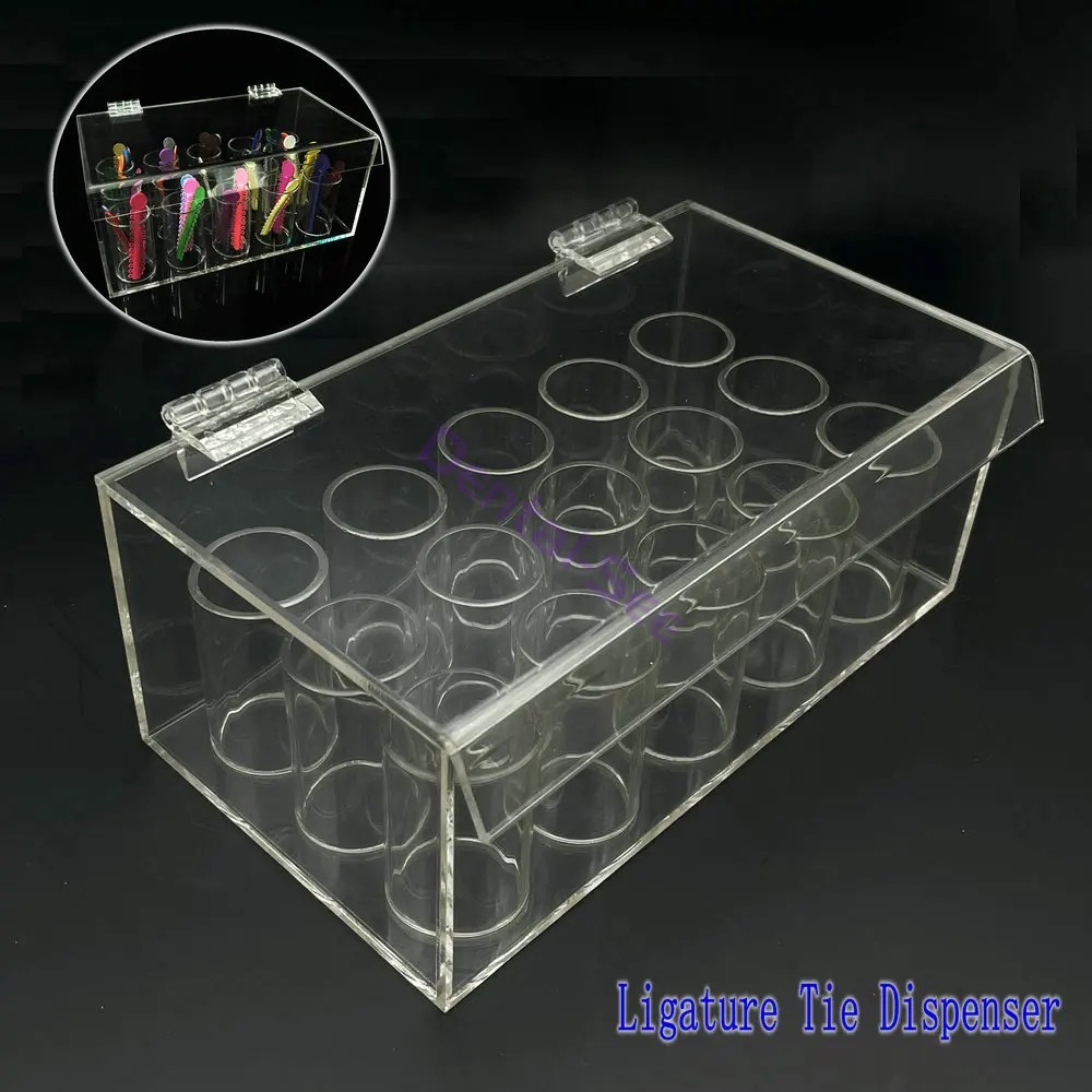 Dental Acrylic Composite Applicator Dispenser Organizer Holder Storage Box