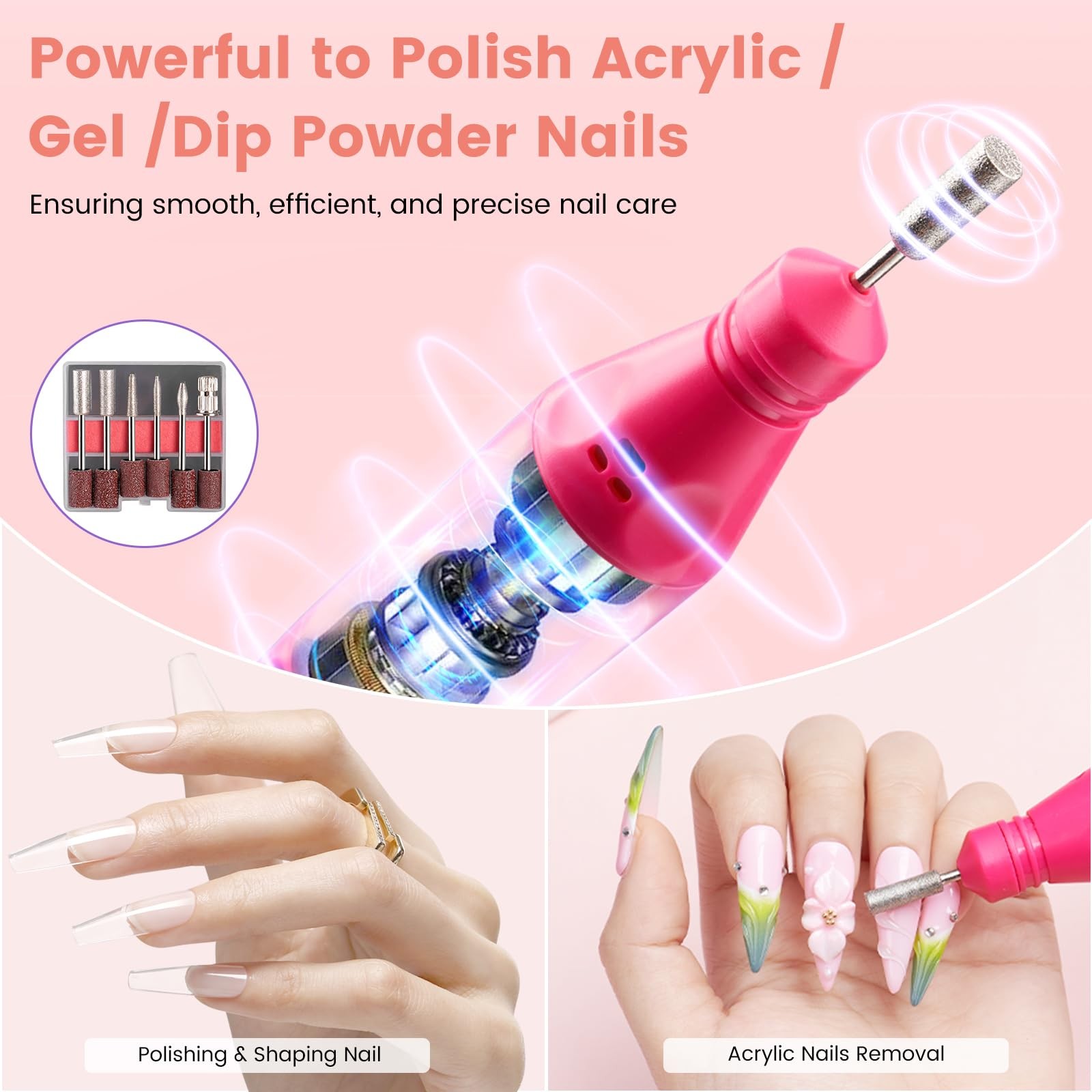 Wilfniee Nail Kit For Beginners Everything Practice Nail Hand Acrylic Set