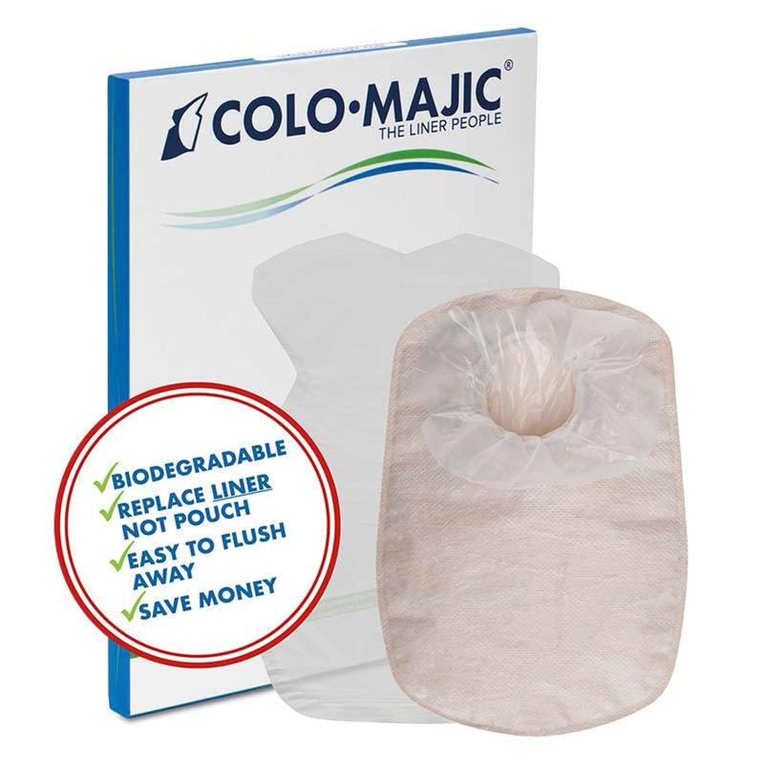 Colostomy Liners – 100-Count Ostomy Pouch Covers – Biodegradable Lin