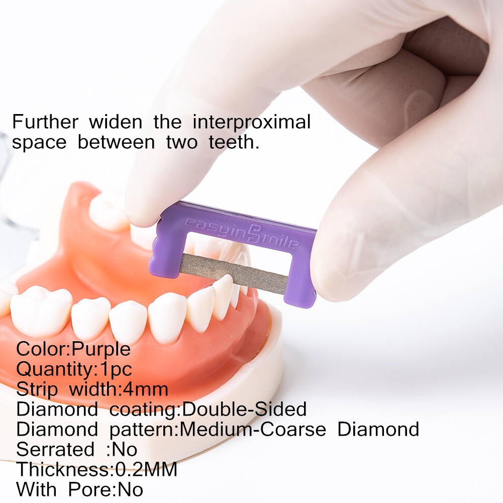 10pc Ortho Enamel reduction strips Interproximal space widen IPR Strip EASYINSMI