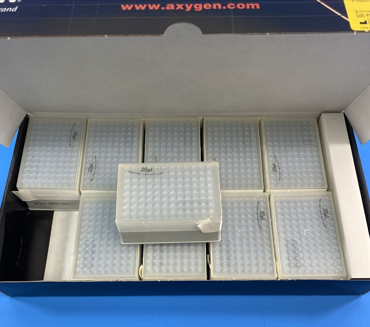 Axygen Pipette Tips 20 ul 50 Racks with 96 Tips Each for Agilent VPrep and Bravo