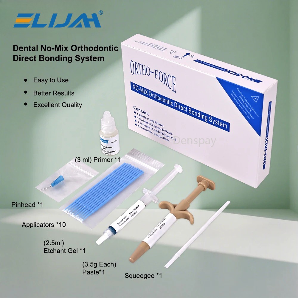 Dental Orthodontic No-Mix Self Cure Bonding Adhesive Kit For Brackets Braces
