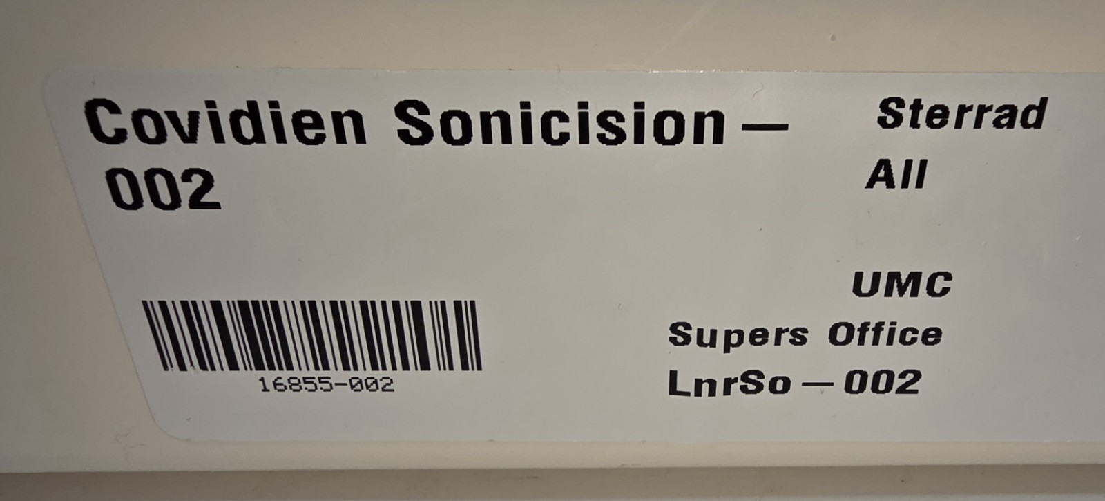 Covidien SCST Sonicision Sterilization Case – Free Shipping!!!