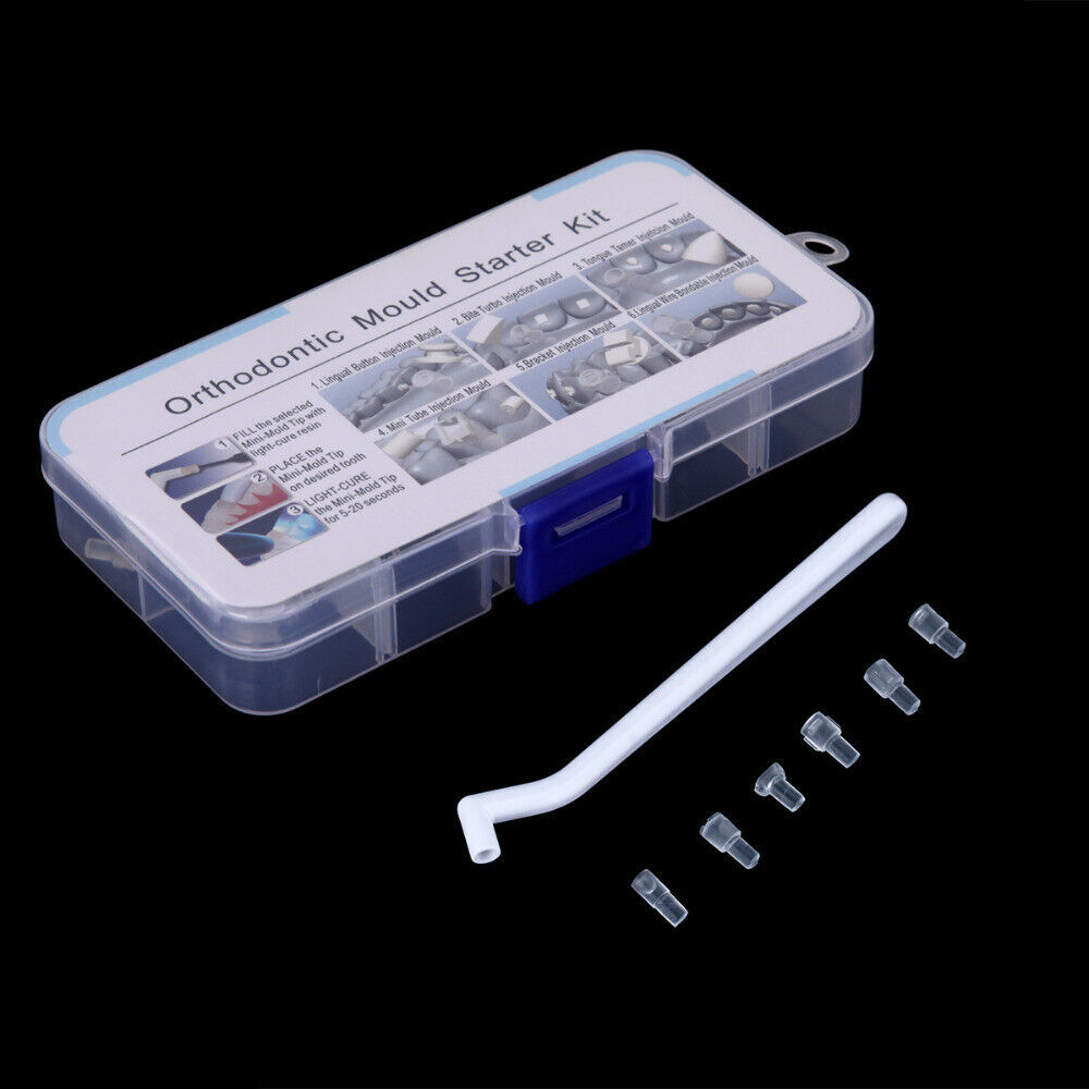 Dental Mini Orthodontic Mould Stater Kit Bite Turbo Injection Bracket Tube Wire