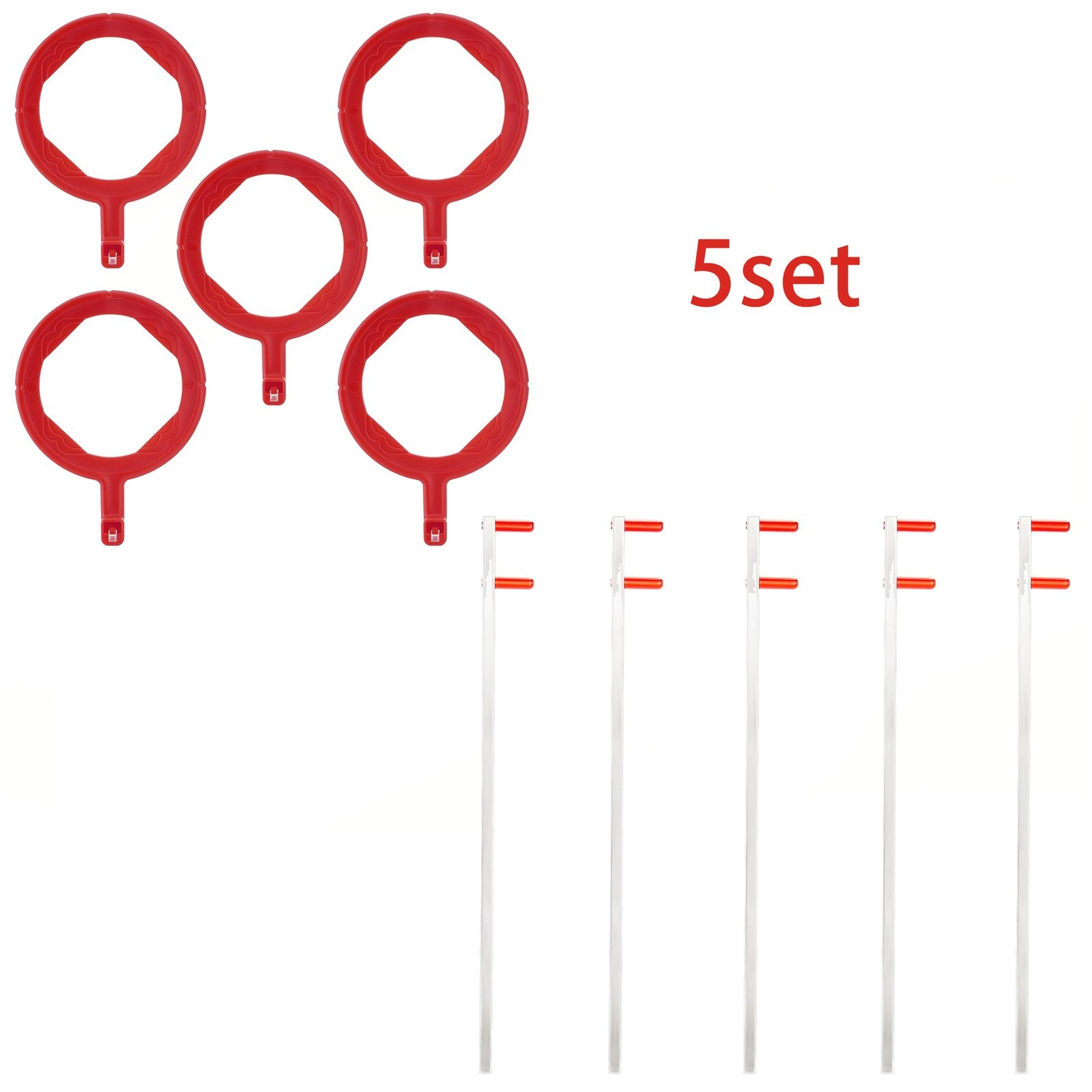 5Set Dental Sensor Holder Dental X-Ray Positioning Aiming Ring Bitewing Anterior