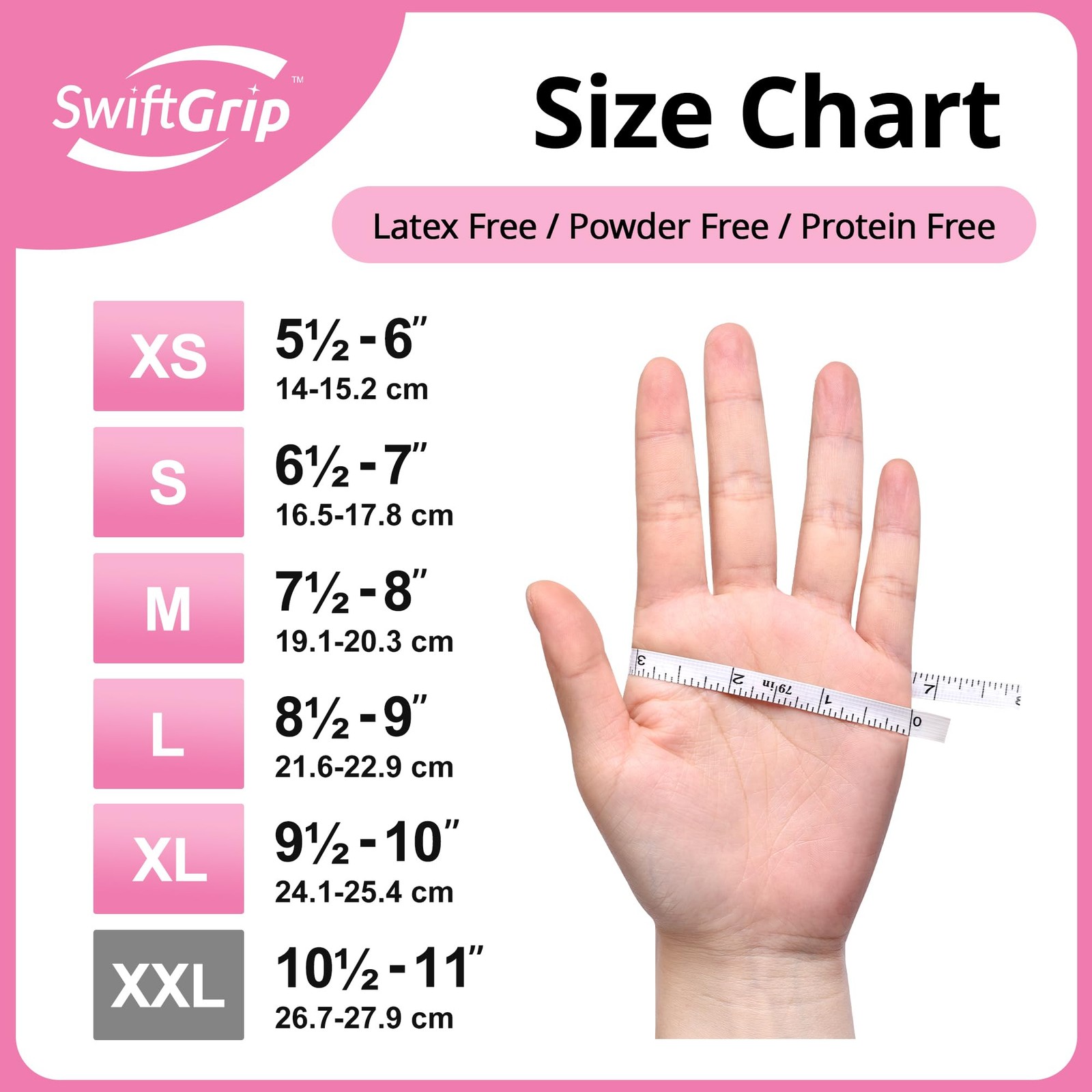 Pink Nitrile Gloves, 3-mil, Industrial Gloves Disposable Latex Free, for Clea…