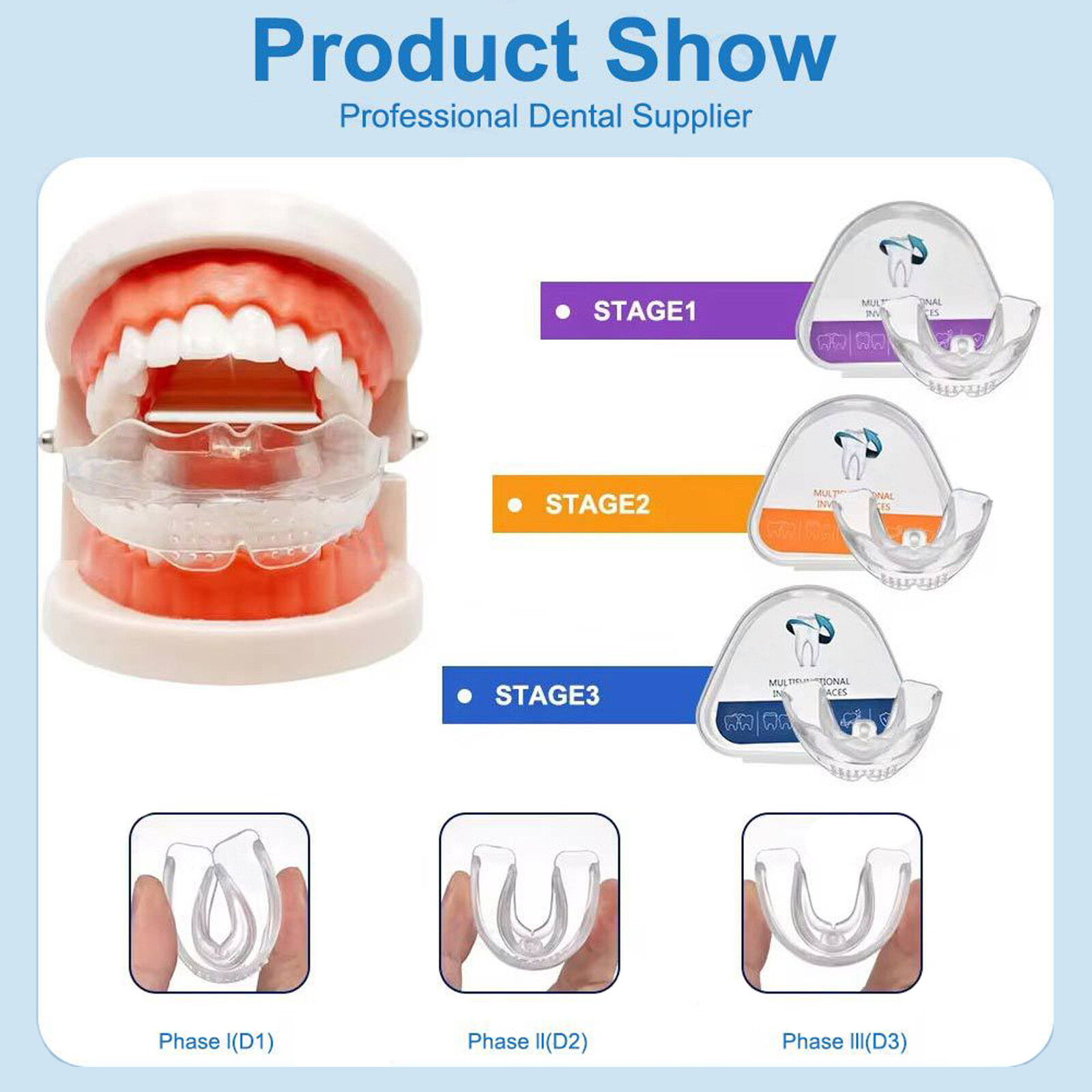 Dental Multifunctional Invisible Braces Orthodontic Teeth Alignment Retainer