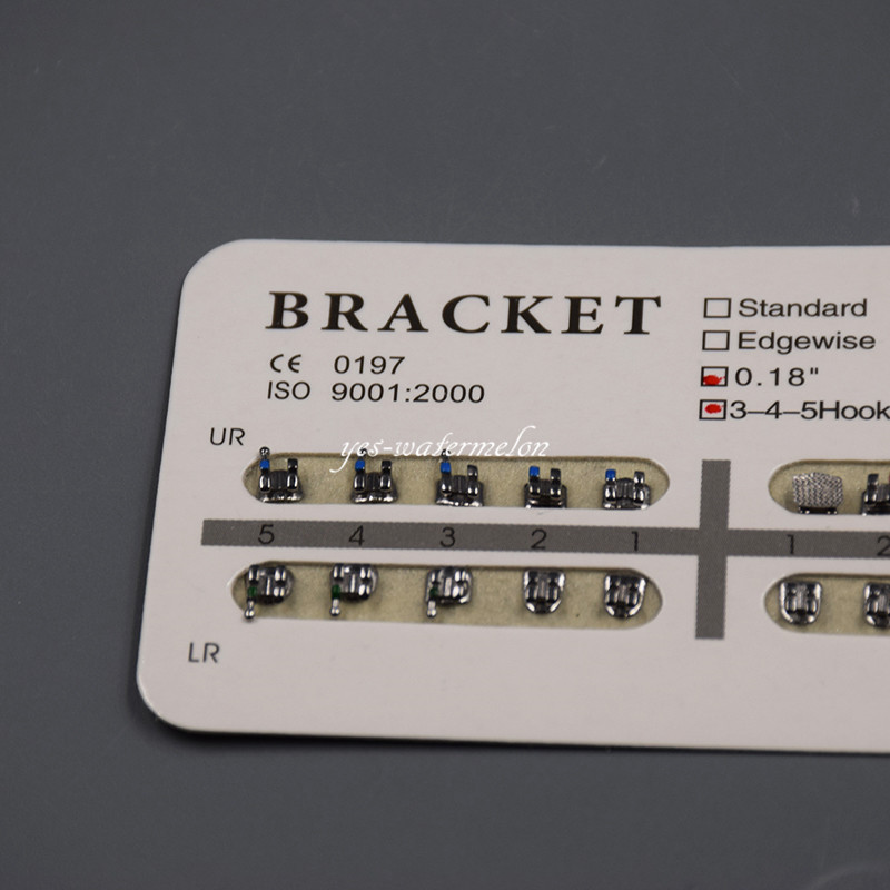 1 Pack Dental Orthodontics Brackets Braces Mini Roth 018 345 Hooks 20 Pcs/Set