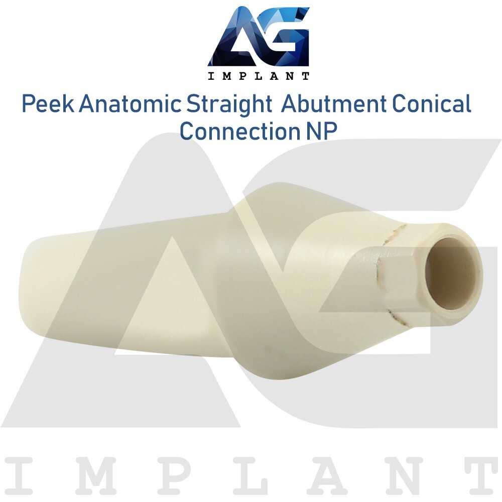 5 Peek Temporary Anatomic Straight Prosthetic System NP Conical Connection