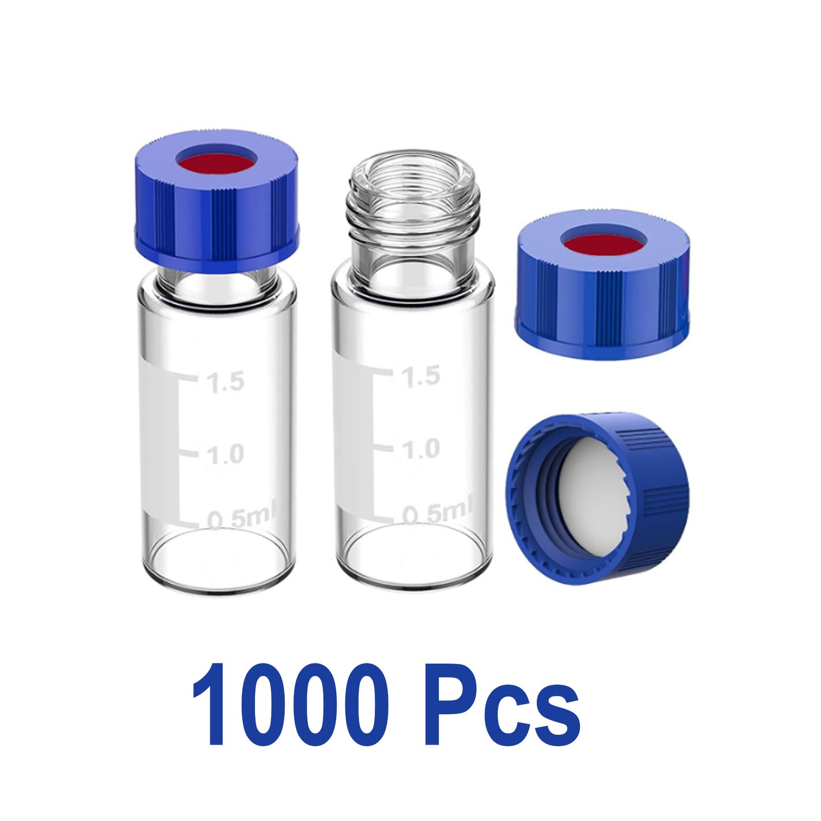 1000/2000/3000/4000PCS 2mL Autosampler Vials HPLC Vials, 9-425 Clear Vials New