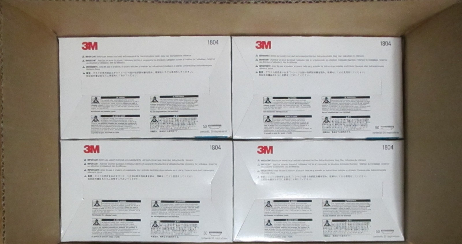 3M VFlex Healthcare Particulate Respirator and Surgical Mask 1804 NIOSH: N95