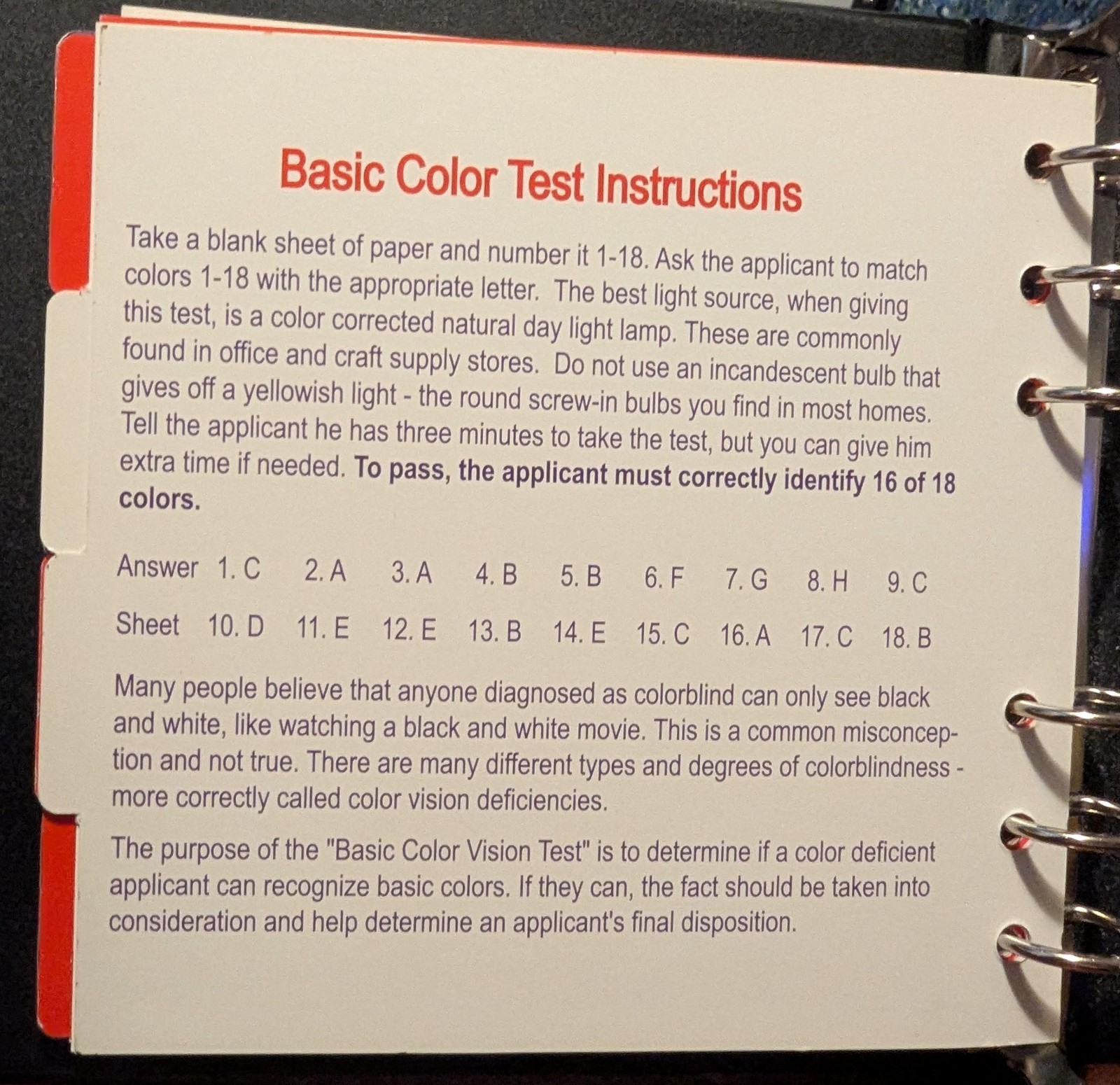 Good-Lite Pseudo-Isochromatic Plates -16 Plates