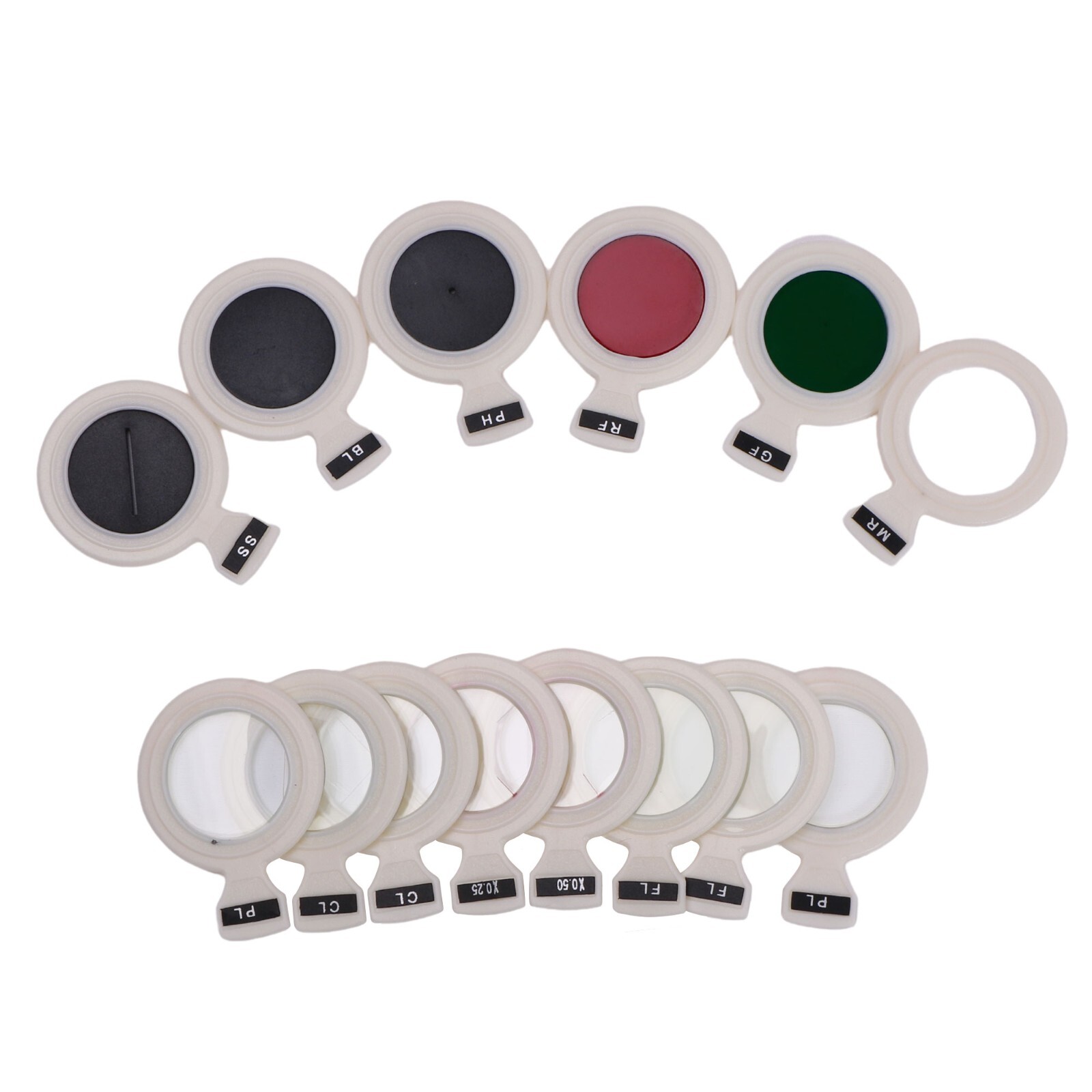 266PCS Optical Optometry Trial Lens Set Plastic Rim Aluminum Case
