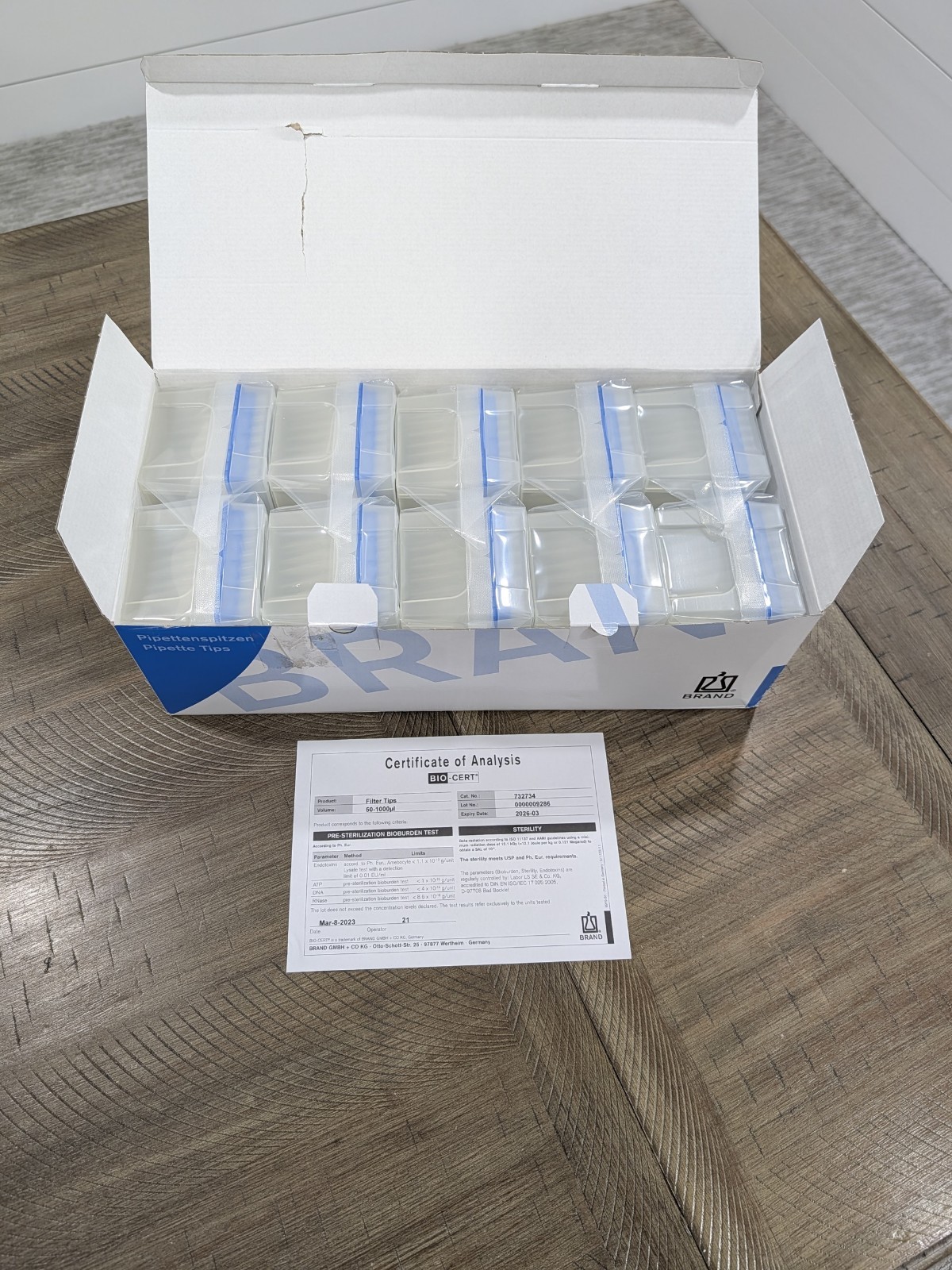 BRAND 732734 Filter Tips 50-1000ul Brand New 960 Total