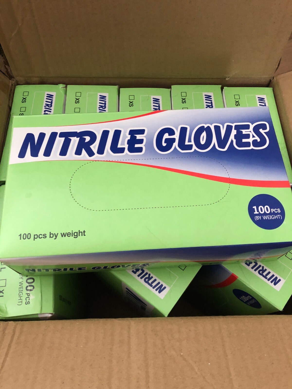 100% Nitrile Gloves | 3.5 ml | Powder Free | QTY 100 Gloves