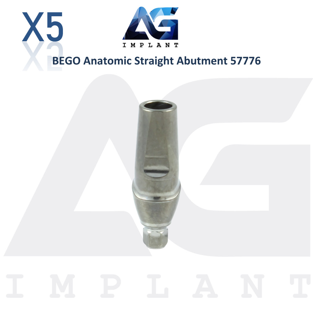 5 Anatomic Straight Prosthetics Compatible with BEGO® Ø3.8mm – 57776 Dental