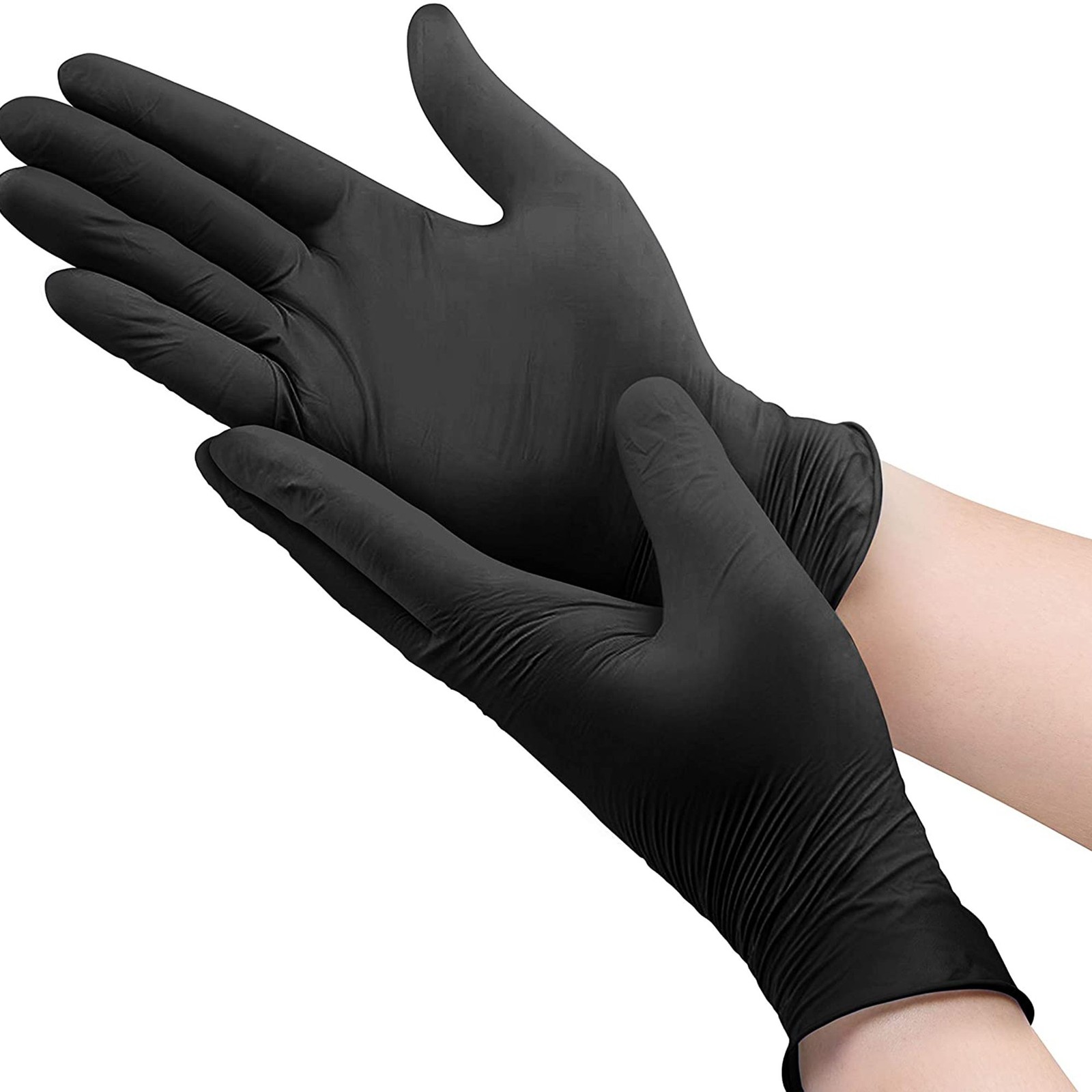 Microflex® MidKnight™ Touch 93-734 Nitrile Exam Glove, Medium, Black-Box of 100