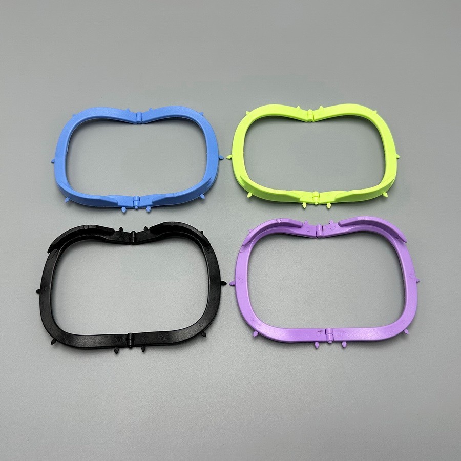 10Pcs Dental Foldable Rubber Dam Frames Hager X-Ray Film Bracket Plastic Frame