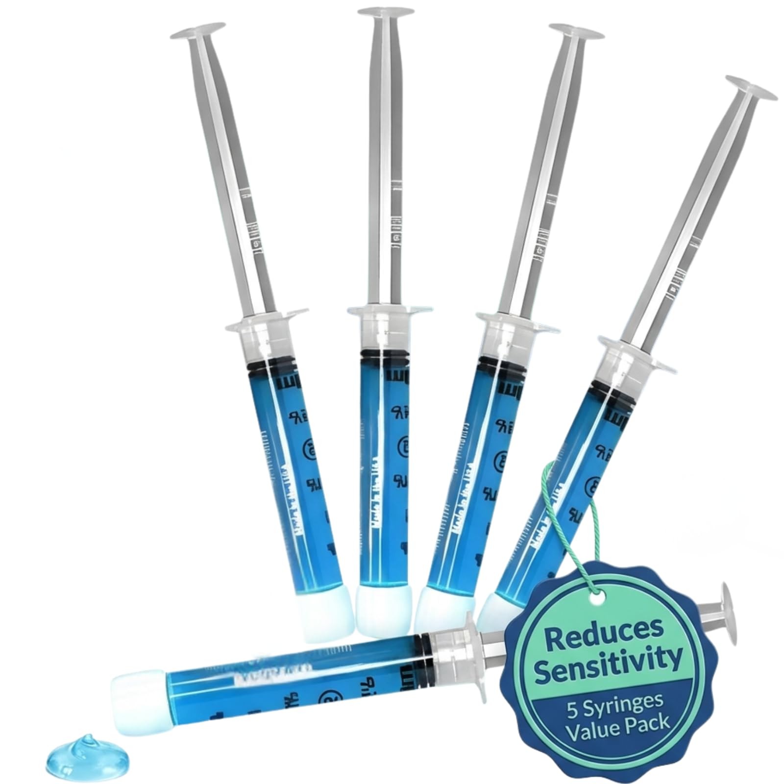 Remineralization Gel – 5 Syringes of Gel. 5 Count (Pack 1), Blue