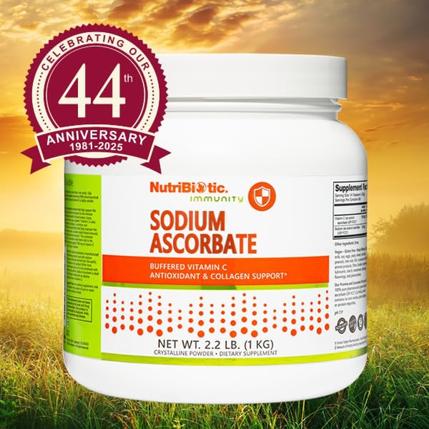 NutriBiotic – Sodium Ascorbate Buffered Vitamin C Powder, 2.2 Lb | Vegan, Non…