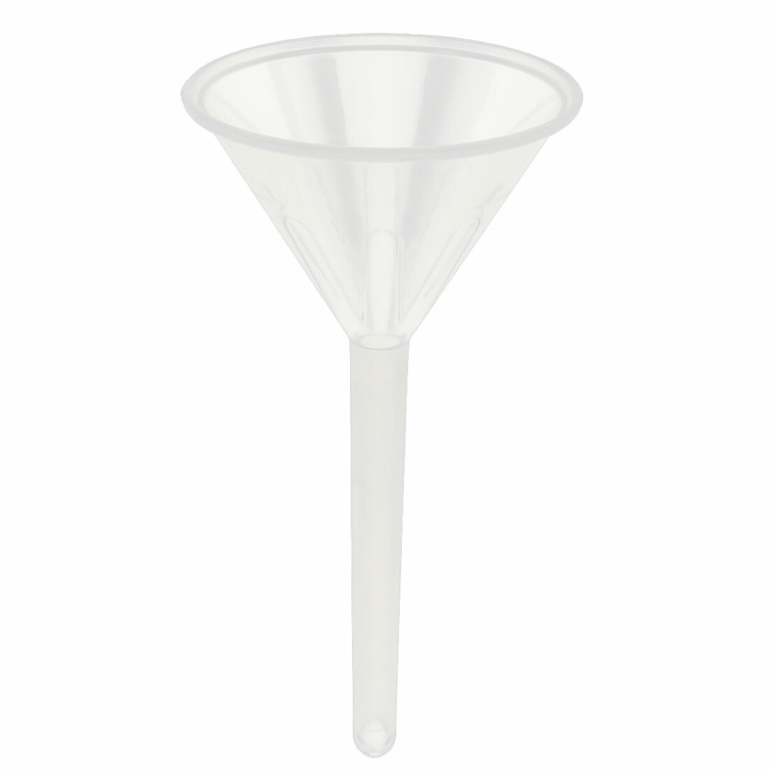 Clear White Plastic 75mm 3″ Mouth Dia Filter Funnel for Laboratory