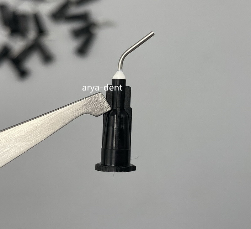 Dental Acid Etch Flow Prebent Needle tip for Irrigation Dispensing Syringe Tips
