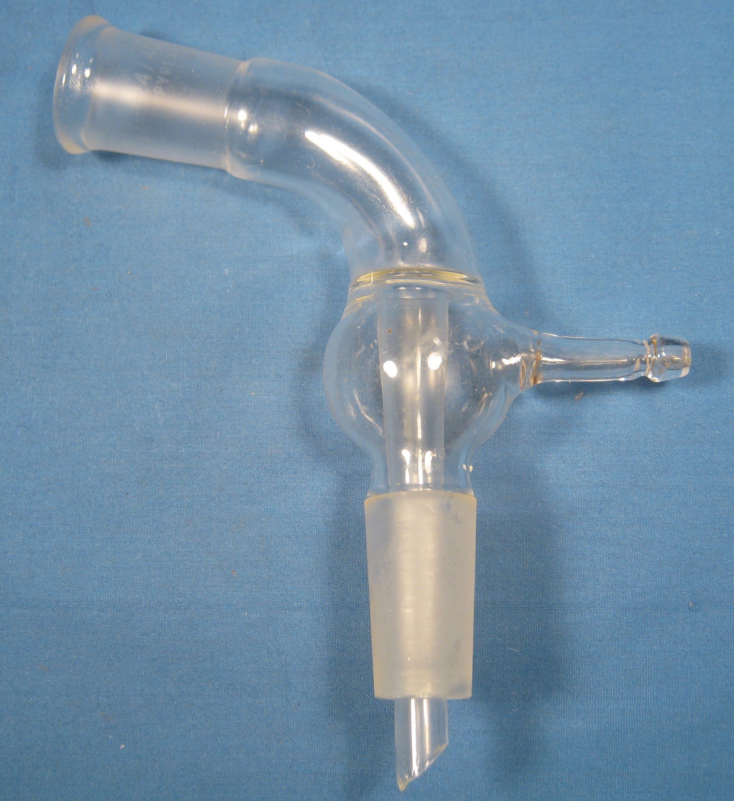 PYREX ADAPTER 105′ ANGLE DISTILLING 24/40 FREE SHIPPING C
