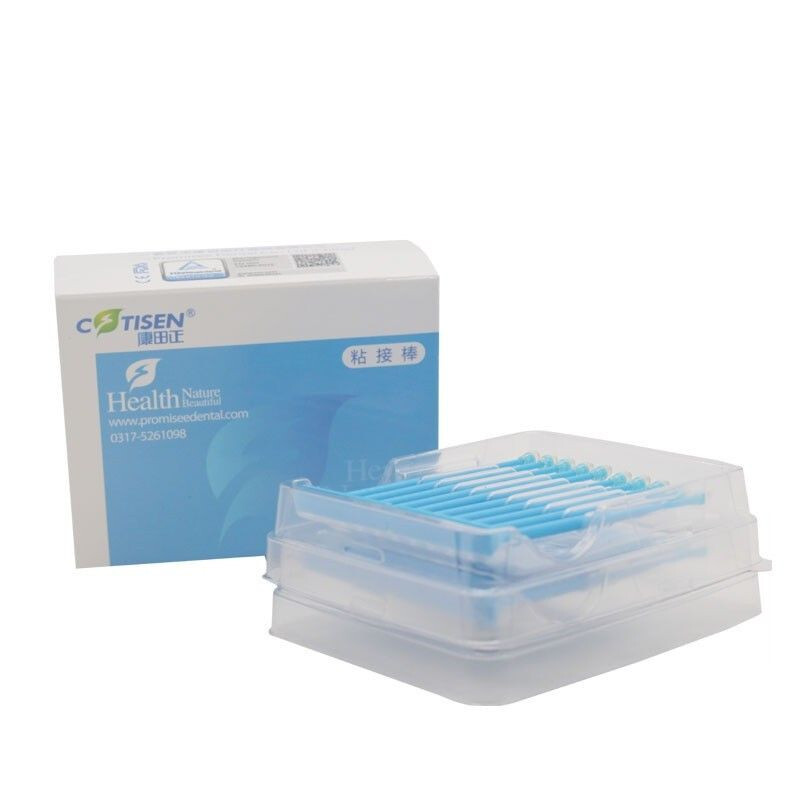 1 Kit 20 Pc Dental Veneers Teeth Stick Adhesive Rod For Inlay Crowns Refill Blue